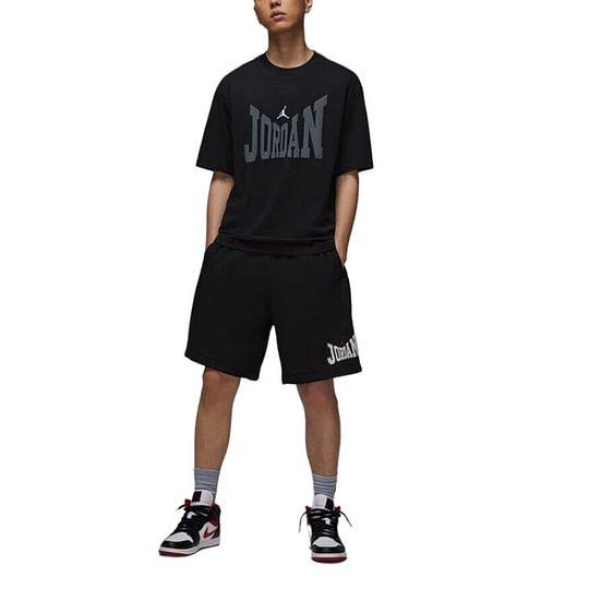 Jordan T-shirty Męskie Czarne HV3895-010