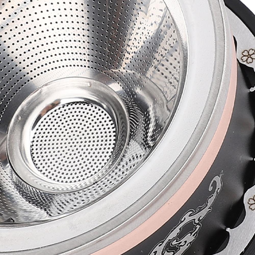 Reusable Tea Strainer Infuser Fine Mesh Tea Steeper Basket Tea Brewing Funnel  For Loose Leaf Tea