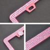 Bling License Plate Frame for Women, 1PCS Sparkly License Plate Frames| Over 1200 pcs 14 Facets Bedazzled Clear Glass Diamond