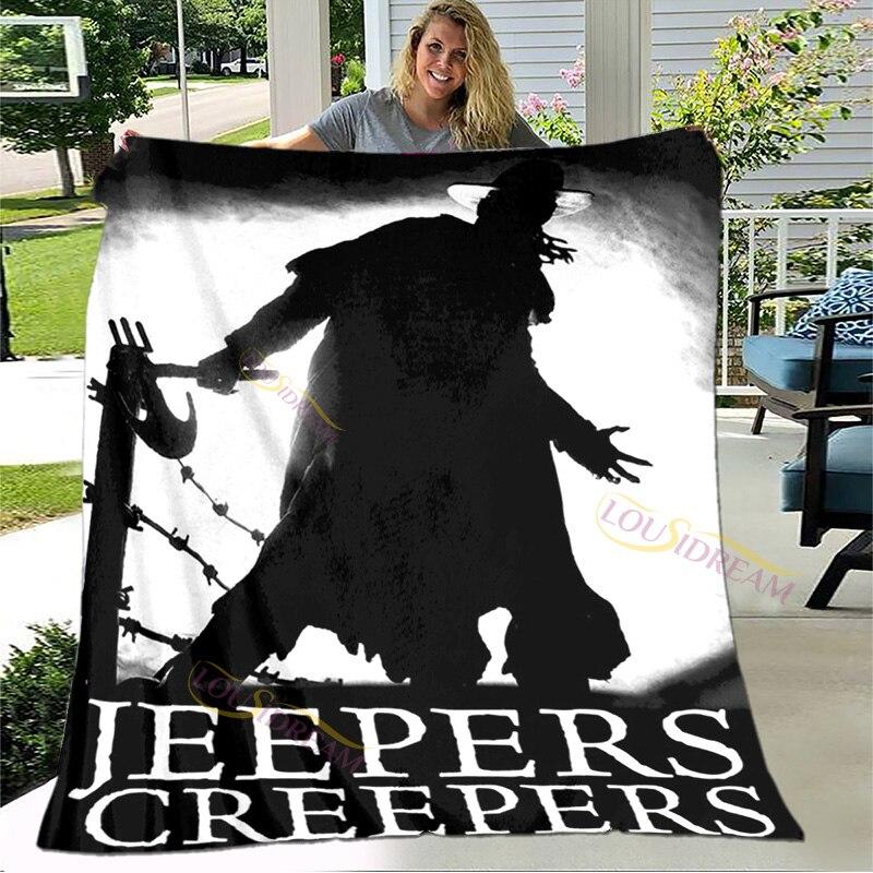 Jeepers Creepers Queen Size Blanket Super Soft Flannel Blanket Throws Blankets Home Decor House Office Lightweight Sofa Nap