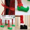 Favor 1 Stück Weihnachts-Stuhlbeinkappen Santa Claus Tischaufkleber Weihnachtsdeko
