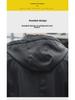Men's Hooded Leather Jacket: New Korean Style, Velvet Finish for Spring/Autumn, Trendy Casual Motorcycle & Workwear Jacket