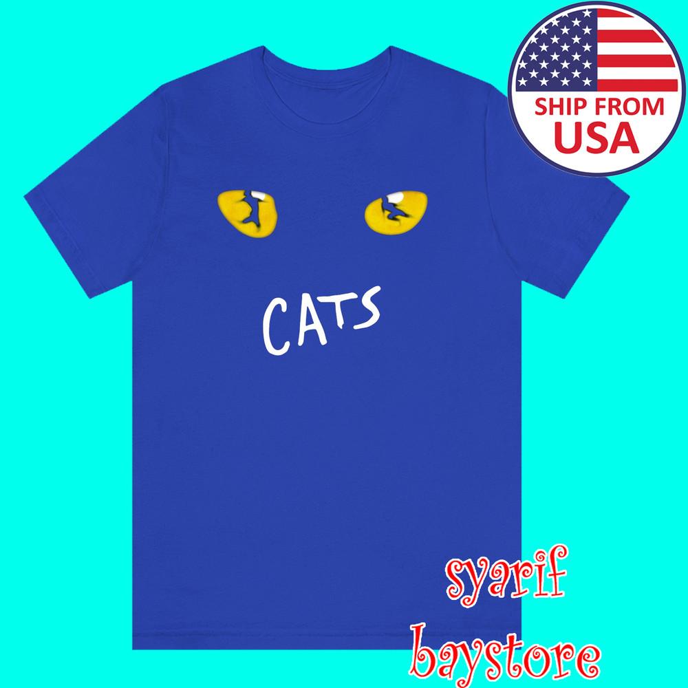 

Cats Broadway Musical Show Men#039;s Royal Blue Size S to 5XL Unisex T-Shirt XXXXL