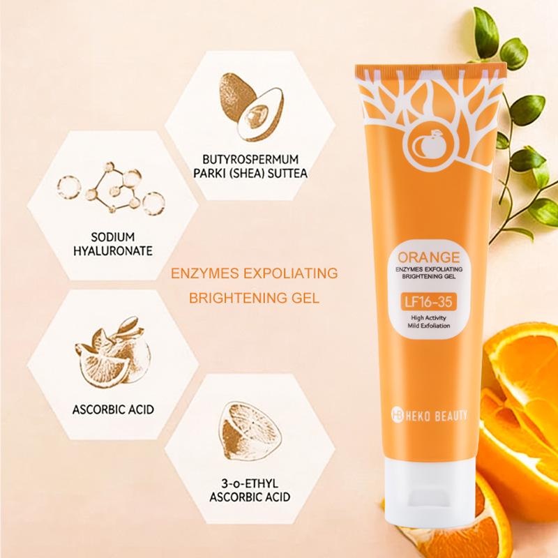 HB Bestseller Gel Esfoliante Arancione: Detergenza Profonda e Idratazione, Rimozione Delicata delle Cellule Morte