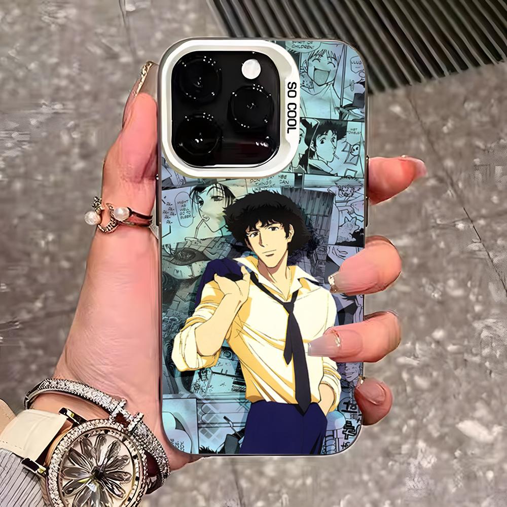 

Cowboy Bebop Phone Case For IPhone 17 Pro Max 16 Pro Max 15 14 13 11 12 Mini Xs X Xr 7 8 Plus Se Color Silver Cover iPhone 14 Pro