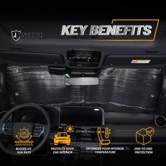 Car Sun Shade Windshield Window Sunshade Cover For Toyota Land Cruiser LC250 24+