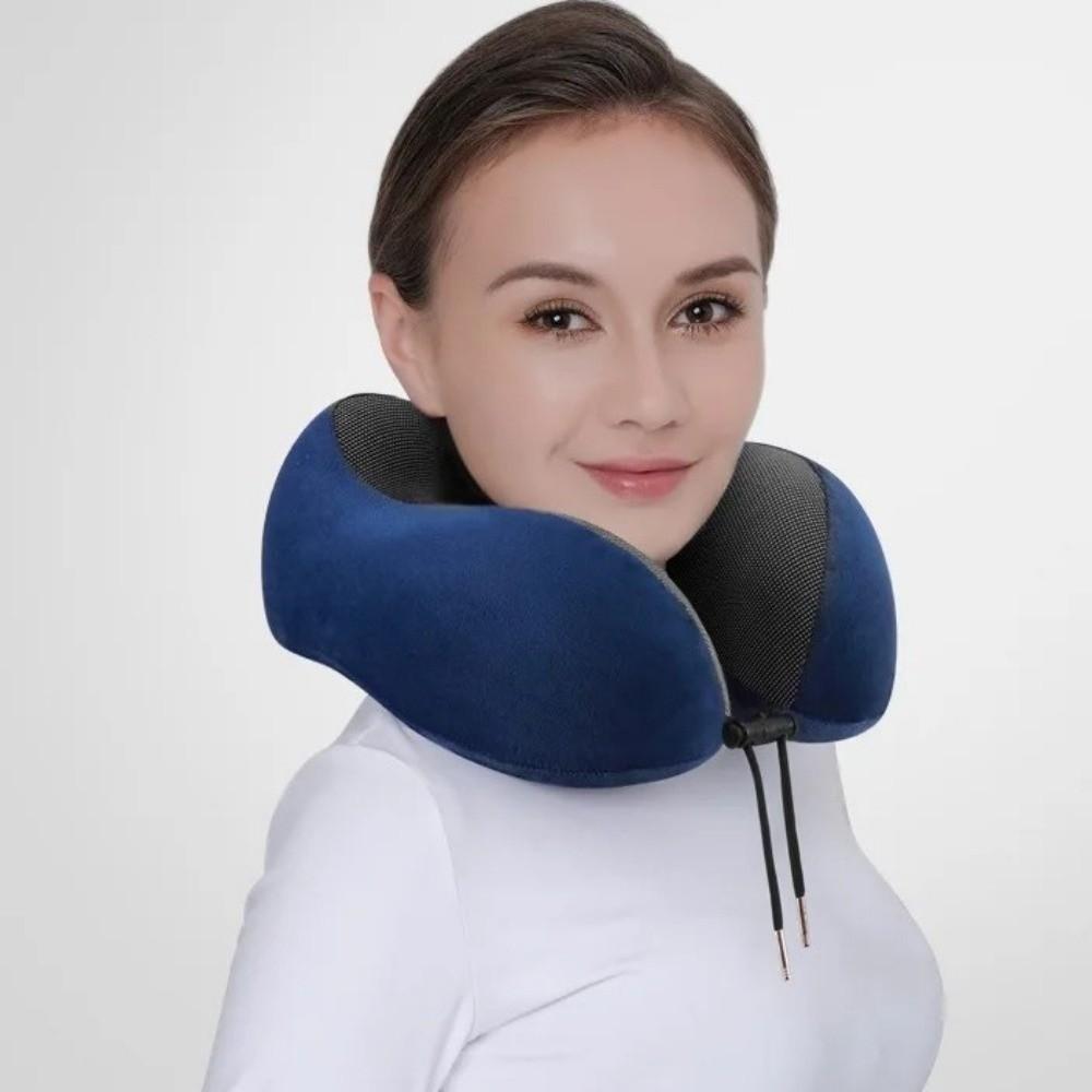 Soft U Shaped Neck Pillow Lightweight Travel Neck Guard Pillow  Healthcare Bedding
