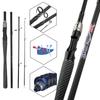 Portable 4 Section 5 Section Fishing Rod 1.8m 2.1m Carbon Fiber Fishing Rod Spinning Rod Carp Fishing Tackle