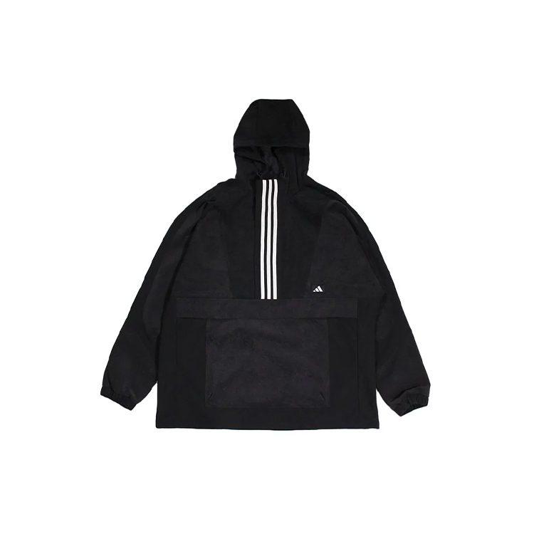 adidas Jackets Men's Black Hooded Moderate Other GM4443