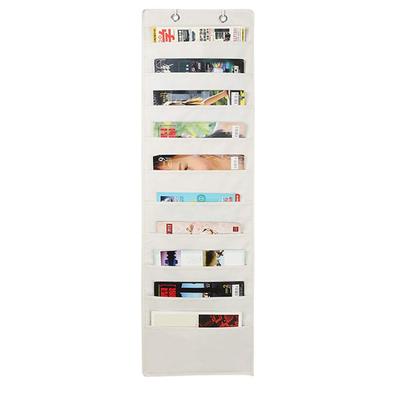 La dream Wandmontierte Dokumentenaufbewahrungstasche, 10 Fächer, A4-Größe, Stoff, Türhänger-Tasche, Hängend, Großes Fassungsvermögen, Aufbewahrungstasche für Kleinteile für