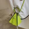 Stylish PU Triangle Shoulder Bag for Women Versatile and Durable Crossbody Bags Handbag