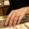 Damenring Geometrisch Hohl Sternform Verstellbares Öffnungsdesign Fingerring