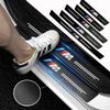Car Threshold Strip 3D Carbon Fiber Anti-Scratch Sticker Door Sill Protector Accessories For M Performance E46 E90 F10 F30