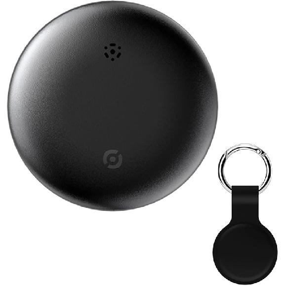 Android Compatible Air Tracker Tag - Tracker Tags for Android Phones, Supports Google Find My Device, 2025 New Model (Black)
