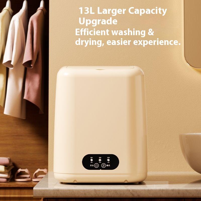 New Underwear Washing Machine Household Mini Small Semi-automatic Elution Integrated Washing Socks Children's Clothing