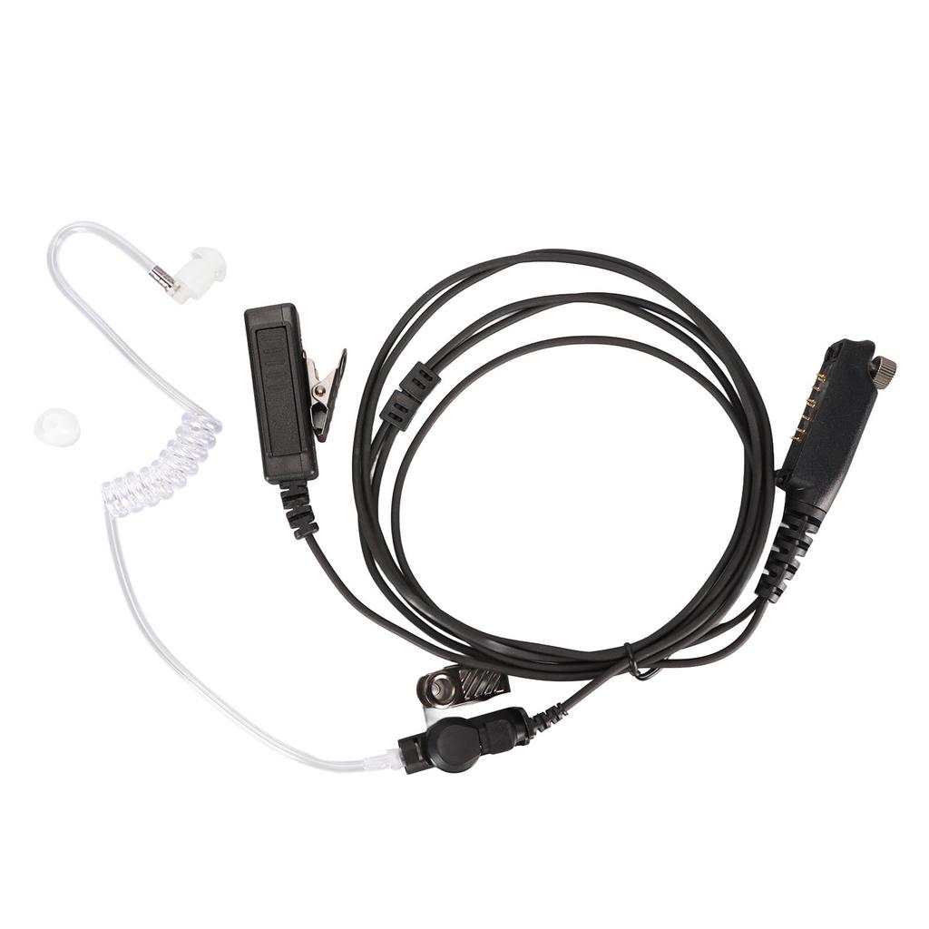 Acoustic Tube Headset Portable Clear Acoustic Tube Headphone 2 Way Radio Earpiece for Sepura STP8000 STP9000