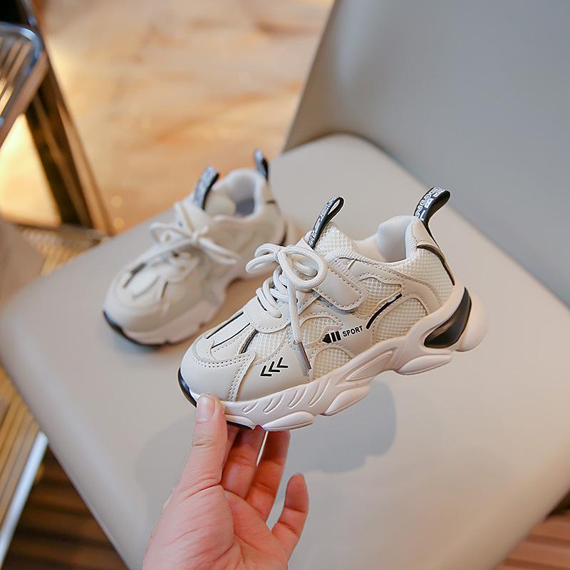 Kindersportschuhe 2025 neue Frühlingseinzelschuhe Jungen koreanische Version trendige Kinder mittlere und alte Kinder Vaterschuhe Mädchenschuhe