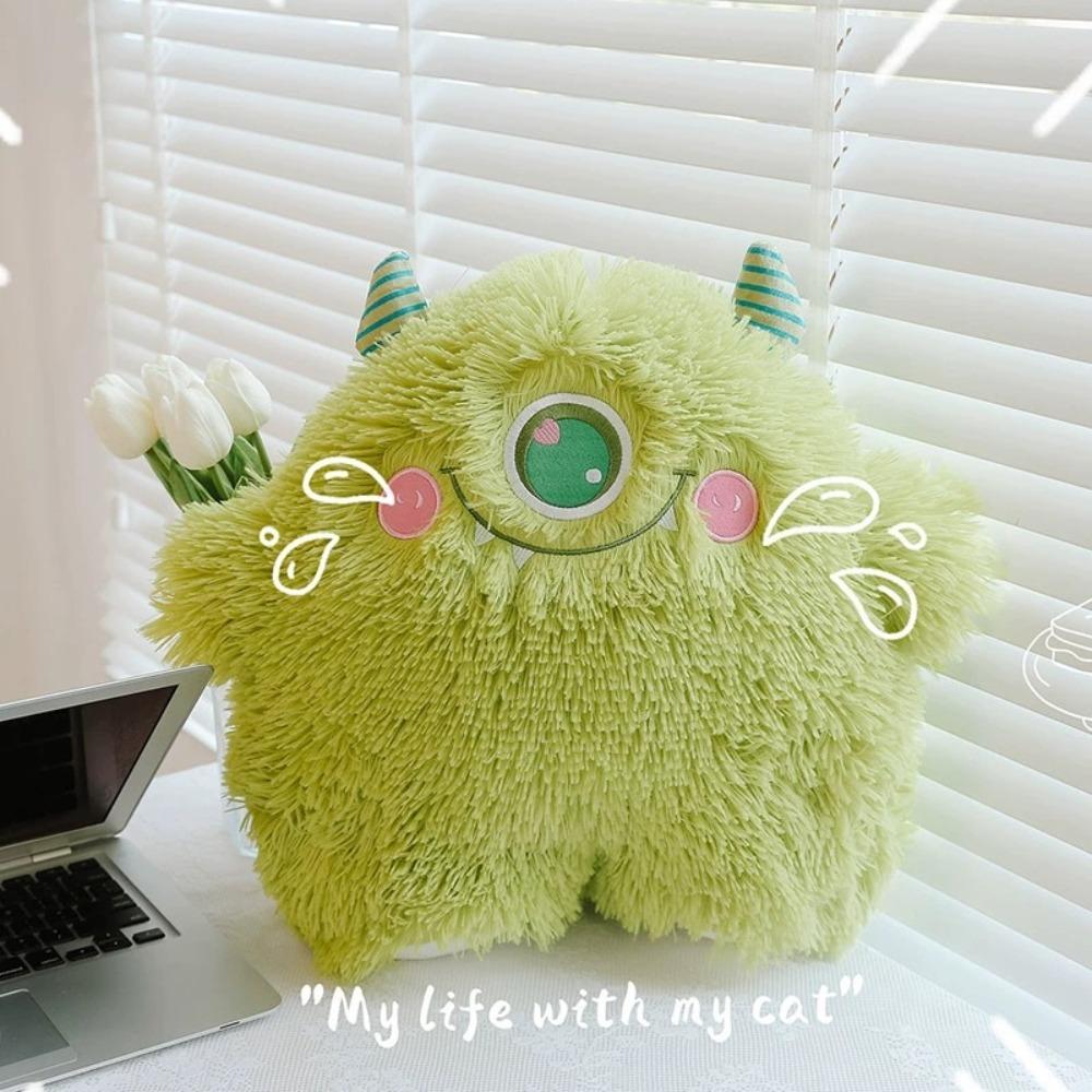 Cute Throw Pillow Plush Toys Hug Sleeping Doll Hairy Monster Doll Girl Sleeping Doll Birthday Gift