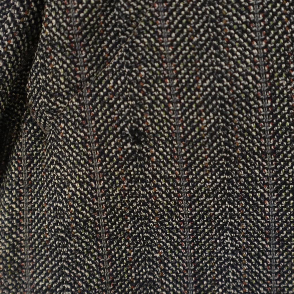 Vintage Striped Pattern Slacks Pants Gray Men's Used