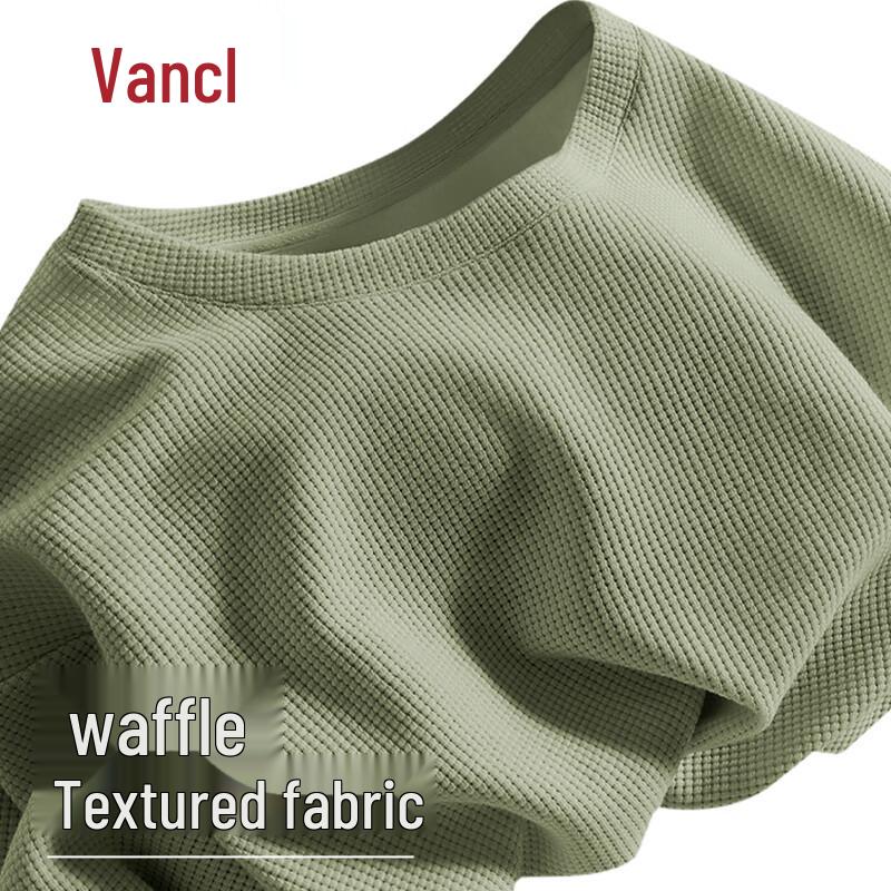 

VANCL Men s Heavyweight Waffle Knit T-Shirt 2XL
