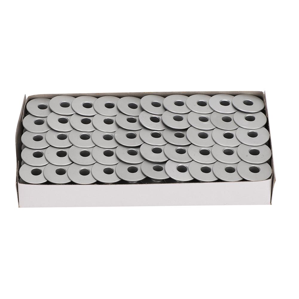 100Pcs Metal Bobbins for Flat Embroidery Car Sewing Machine Replacement Accessories40264A Flat