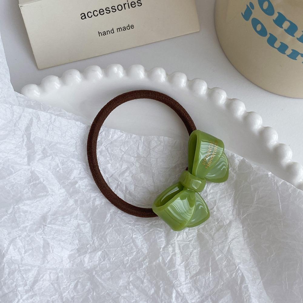 Hair Bands Acetic Acid Hair Tie Korean Style Acetate Bow Scrunchies Bowknot Hair Rope  Women
