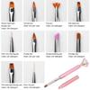 1 X Pen 10 X Pen Head Detachable Gel Pen Detachable Nail Art Brush  Home And Salon Manicure