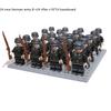 Eighth Route Army Minifigure Set: 24 Educational Assembly Building Blocks
