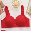 Large-sized Bras Without Underwire Women's Adjustable Sexy Bra Lace Bra Gathering Beauty Back Bra