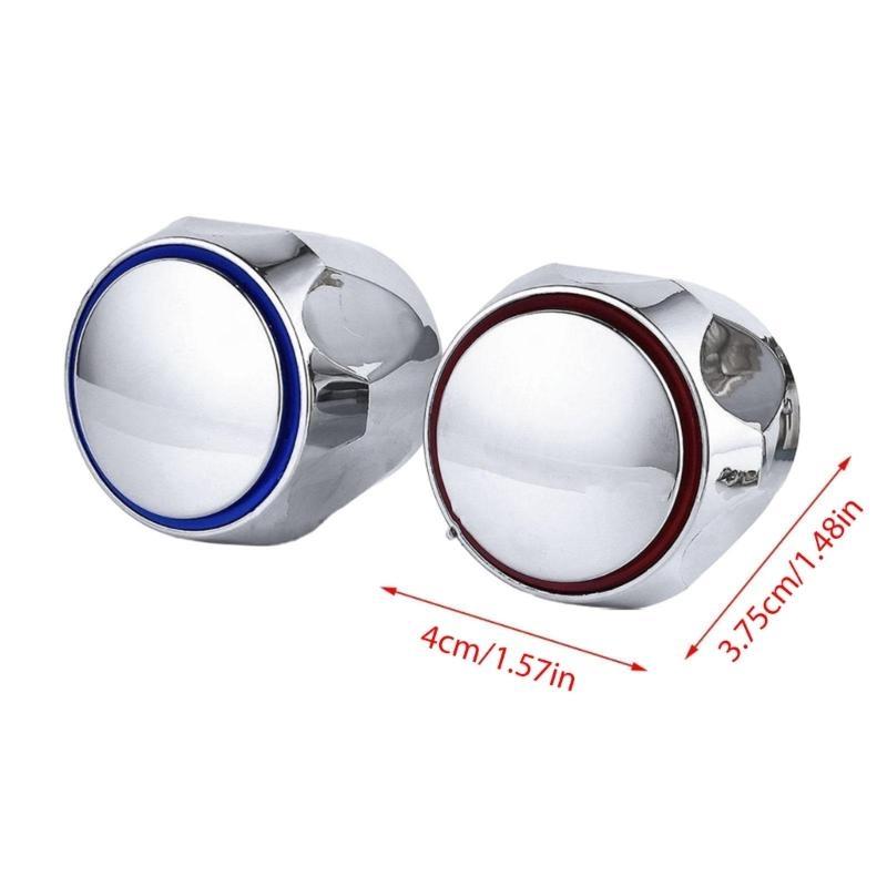 Modern Bathroom Faucet Replacement Set with Hot & Cold Tapping Head Bath Faucet Conversion Set Comfortable Grip