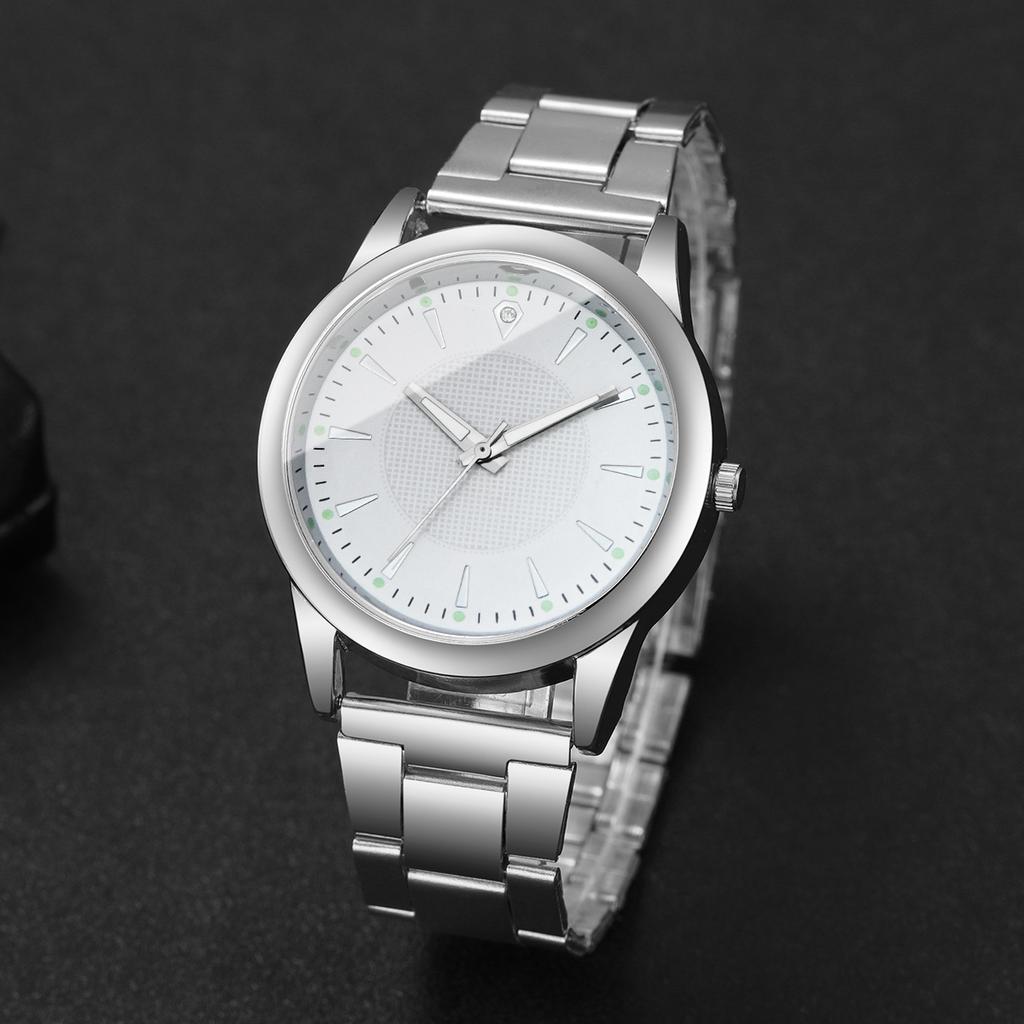 2PCS Fashion Men Business Watches Set Luxury Analog Quartz Wristwatch Reloj Hombre