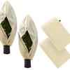 Thickened plant frost protection cover for winter plants, 2 pieces
