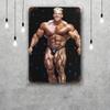 Jay Cutler Bodybuilder Vintage Metal Tin Signs Posters Decor Retro Metal Plaque Wall Art Decor for Garage Bar