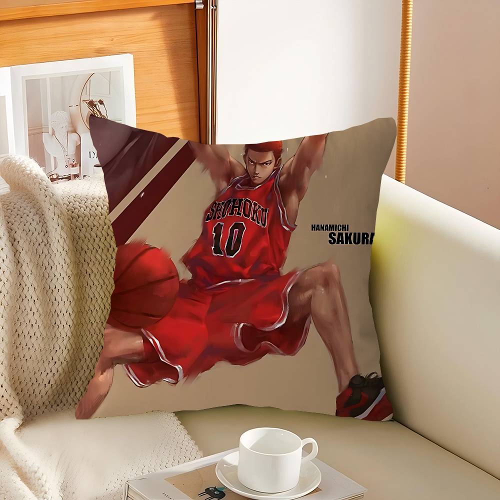 Slam Dunk Decorative Room Aesthetics Pillow Case Home Decor Bedroom Sofa Bed Couch Pillow Cover 45x45
