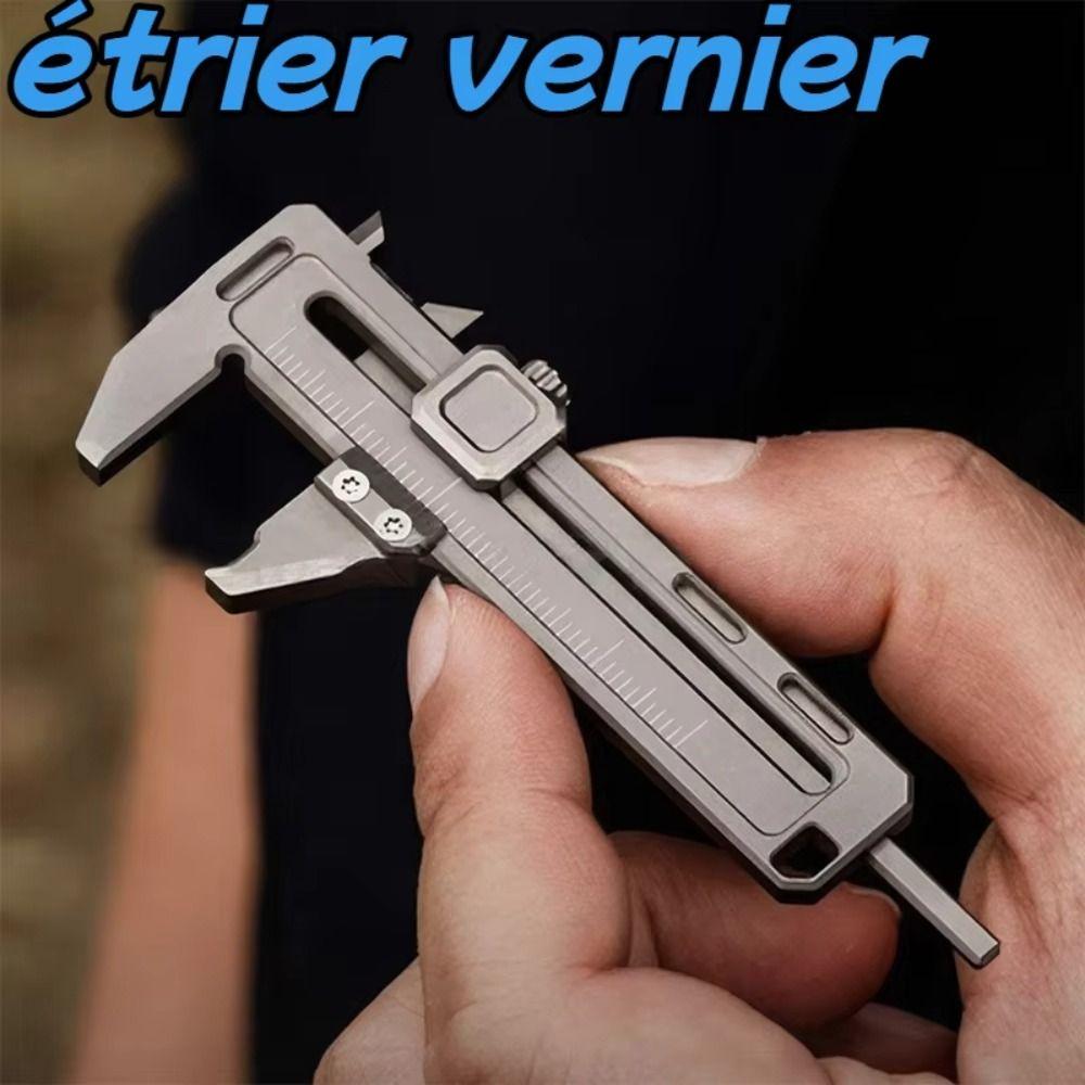 Multi-functional Mini Vernier Caliper Portable Design EDC Measuring Tool Professional Use