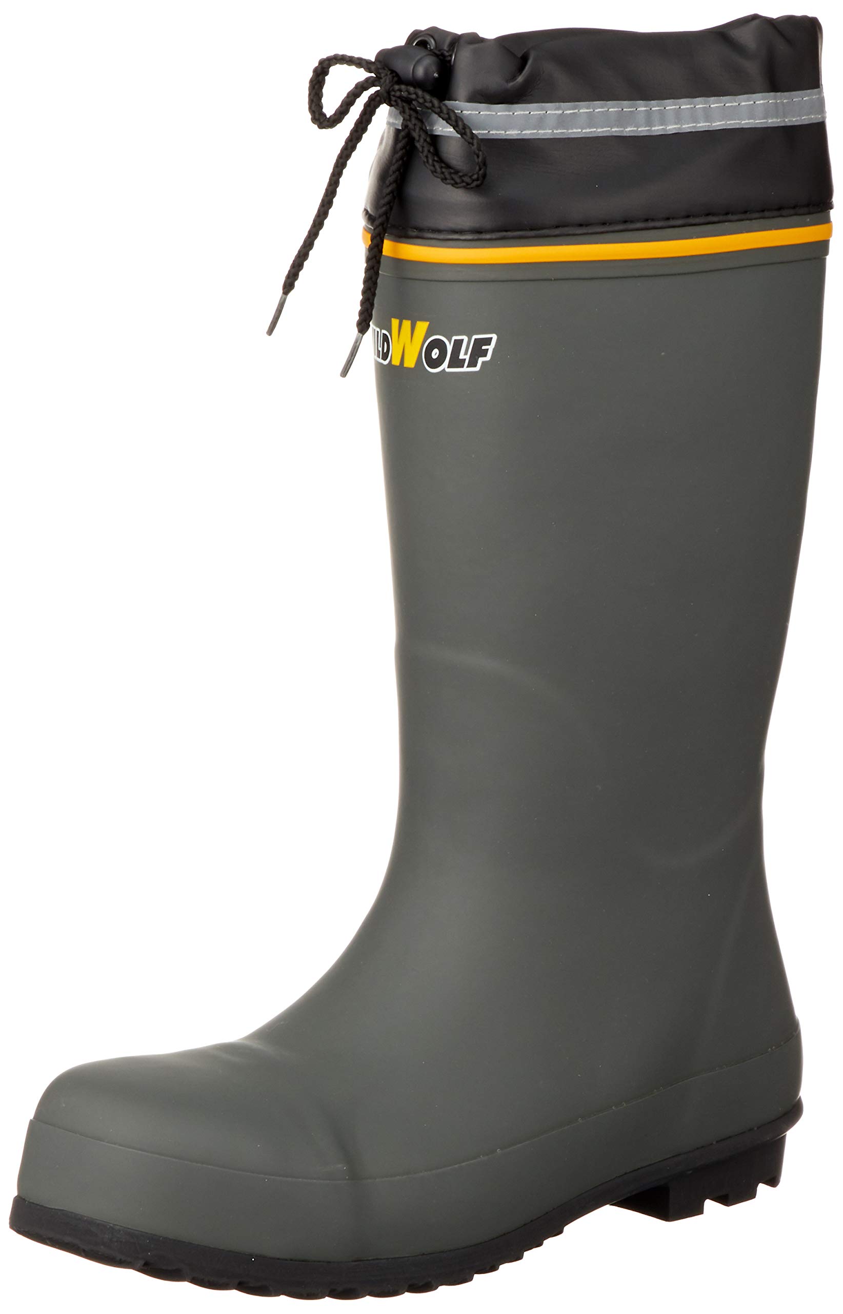 

Wild Wolf Safety Boots with Toecap Cement Resistant Alkali Resistant Formula Quick Drying Sweat Absorbent Lining Gray cm [Okamoto] RTA-7000 Men s 28.0 серый