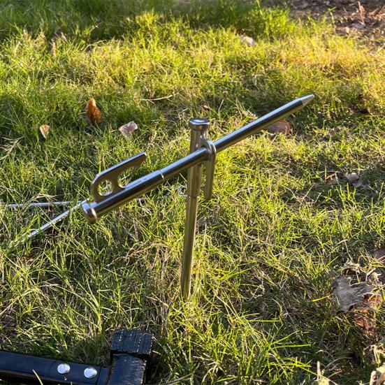 20/25/30/35/40CM Stainless Steel Tent Stake Heavy Duty Outdoor Hiking Camping Tent Tarp Canopy Windproof Ground Spike Nail Metal Tent Peg
