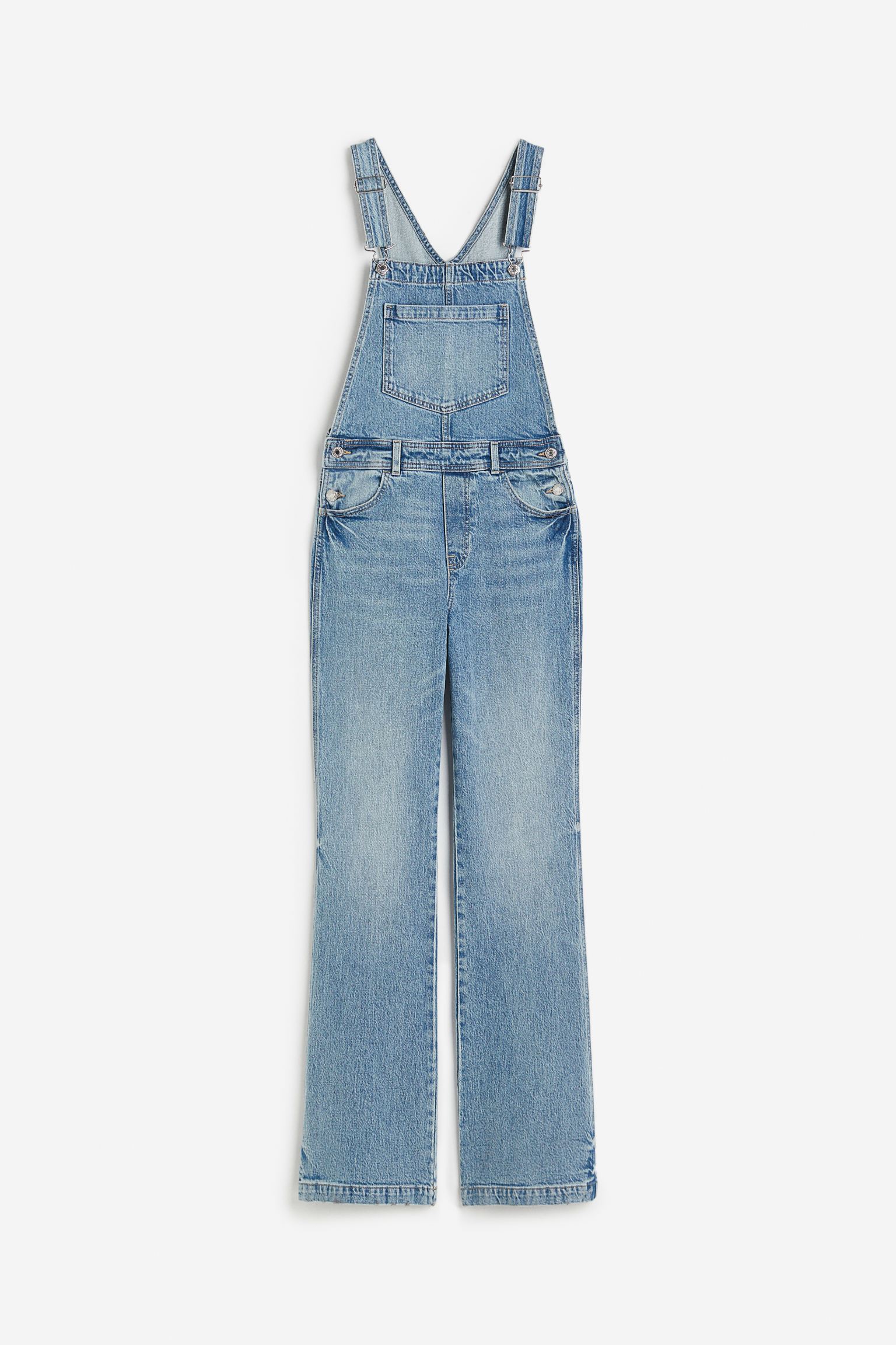 

Flared Denim Dungarees