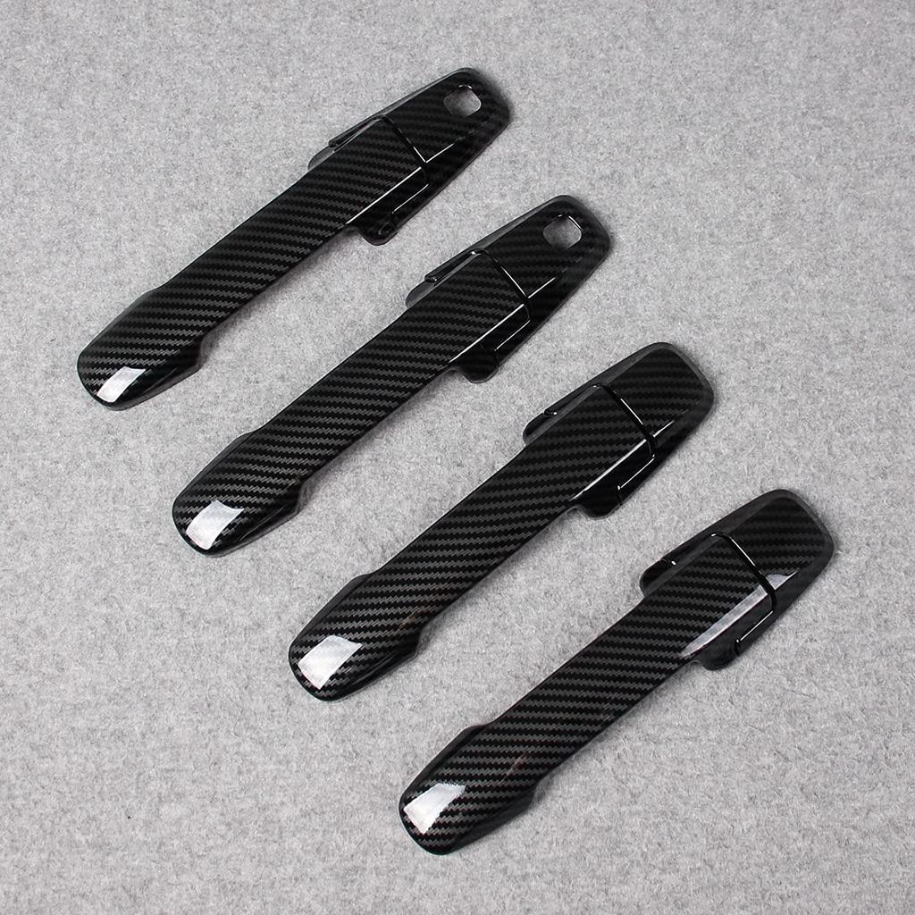 Outer Door Handle Cover for Suzuki New Hustler Generation 2020 and Aftermarket Fiber [CDC] (2nd MS52S/MR92S Models, Later), Protective, Anti-Scratch,