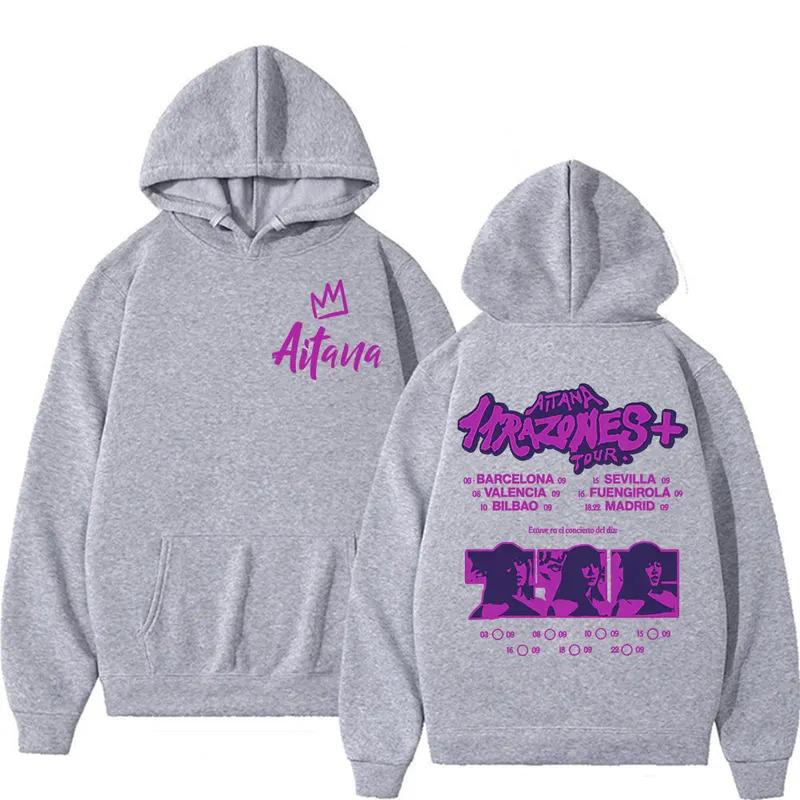 Piosenkarka Aitana 11 Razones Tour Bluzy Męskie