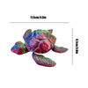 Turtle Fidget Toy 3d Printed Fidget Sea Turtle Statue For Table Animals Model With Movable Joints Desktop Ornament For Men Women