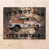 It's Vintage Tin Sign 20x30cm, Retro Style Metal Wall Decor Plaque