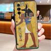Phone Case For Motorola Edge 60 50 40 Pro 60 50 40 30 Ultra Neo Fusion Moto G Stylus G Egypt Pharaoh Cat Anubis