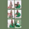 1 Set Mini Christmas Tree Toy DIY Faux Crystal Growing Tree Educational Crystallization Xmas Tree Toy Desktop Decoration Toddlers Boys Girls Gift