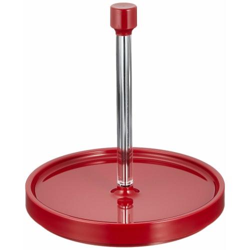 Risu Noble Rotating Condiment Tray, Red, 19.2cm Diameter x 19.7cm Height, Made in Japan