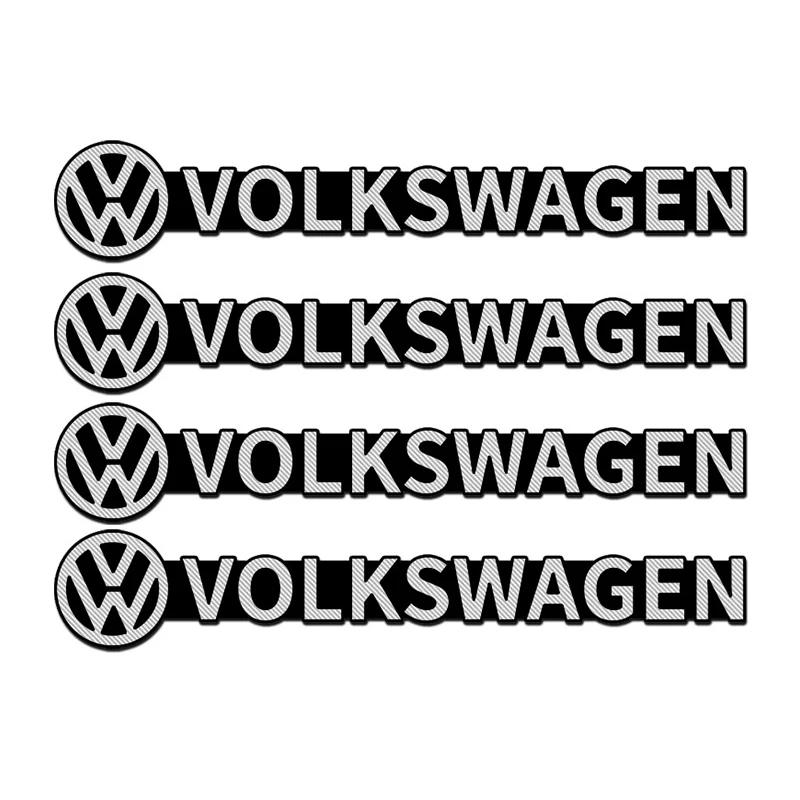 

VW GTI GOLF 2026 Hot For VW VOLKSWAGEN 4PCS Car Speaker Audio Sticker Badge for Volkswagen Rline Golf Bora Passat Jetta Beetle T чорний