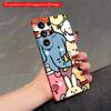 2DFlat Samsung Phone Case Cute Animal Party Phone Case Applicable To Galaxy S22 S23 S24 S25ULTRA S26 A12 A13 A14 A15 A16