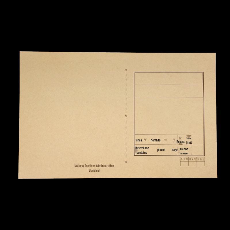 100-Pack A4/A3 Acid-Free Kraft Paper Document Covers for School, Law Firm, Architectural Use