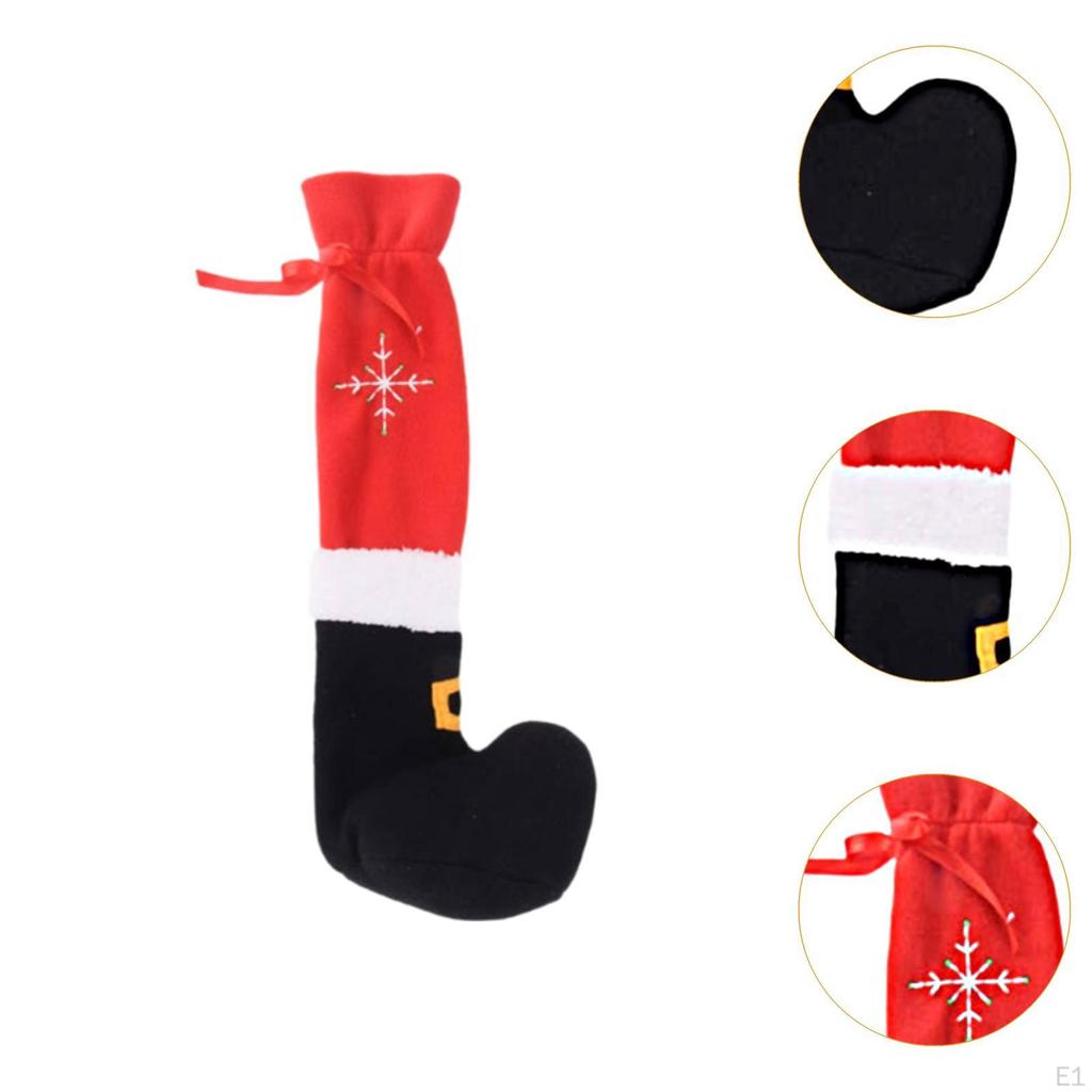 Christmas Chair Leg Cover Xmas Decoration Decorative Sock Protector Furniture for