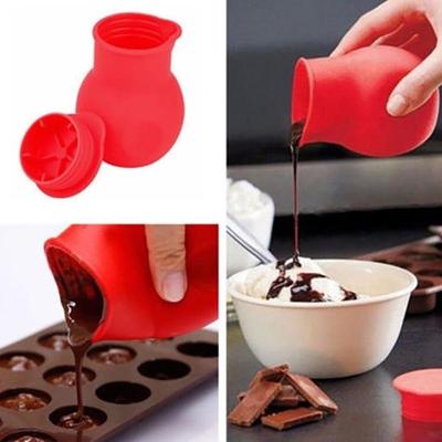 Stampo Sciogli Cioccolato Pentolino in Silicone per Burro Salsa Latte Cucina Calore Microonde